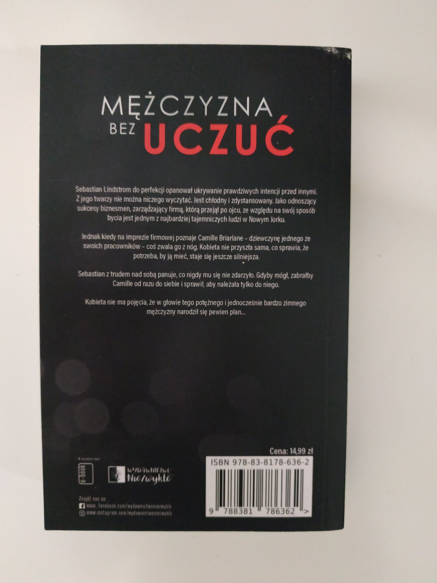 C. Aaron, "Mężczyzna bez uczuć", pocket