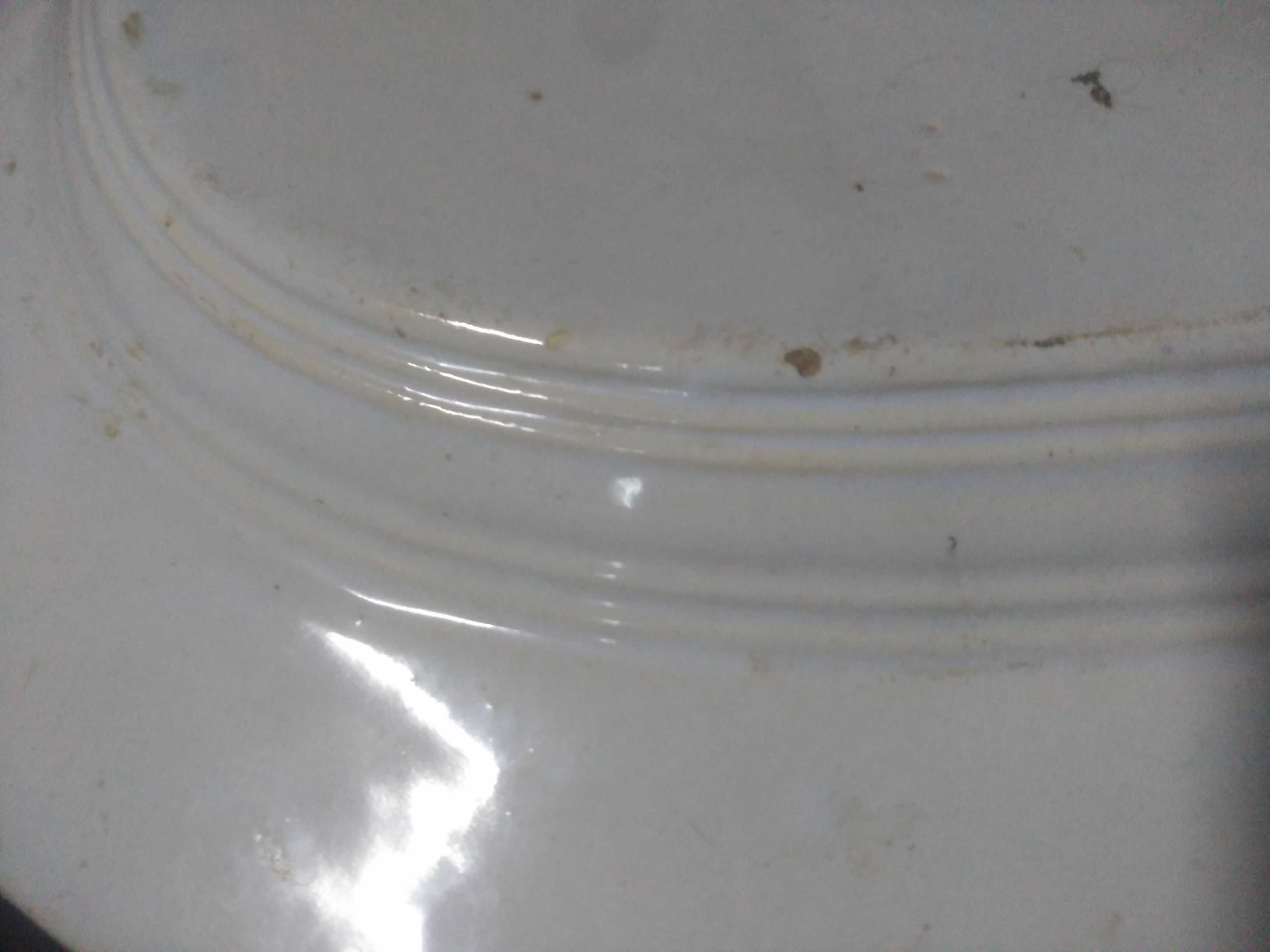 Faiança - Travessa com 37cm por 30cm pintada à mão
