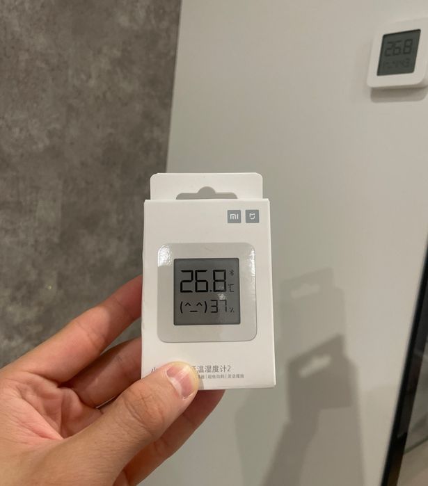 Цифровой блютуз-гидрометр-термометр Xiaomi Mijla в комплекте с батарей