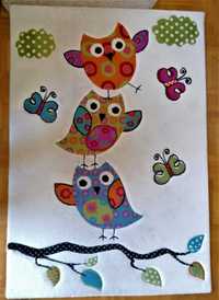 UWAGA! HAPPY WEEK!!! Dywan dzieciecy 1,2 x 1,70 m. Diamond Kids Owls