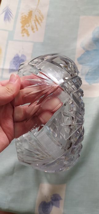 Kryształowa wielką misa