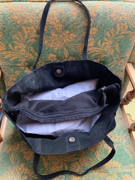 Сумка MANGO з натуральної замші