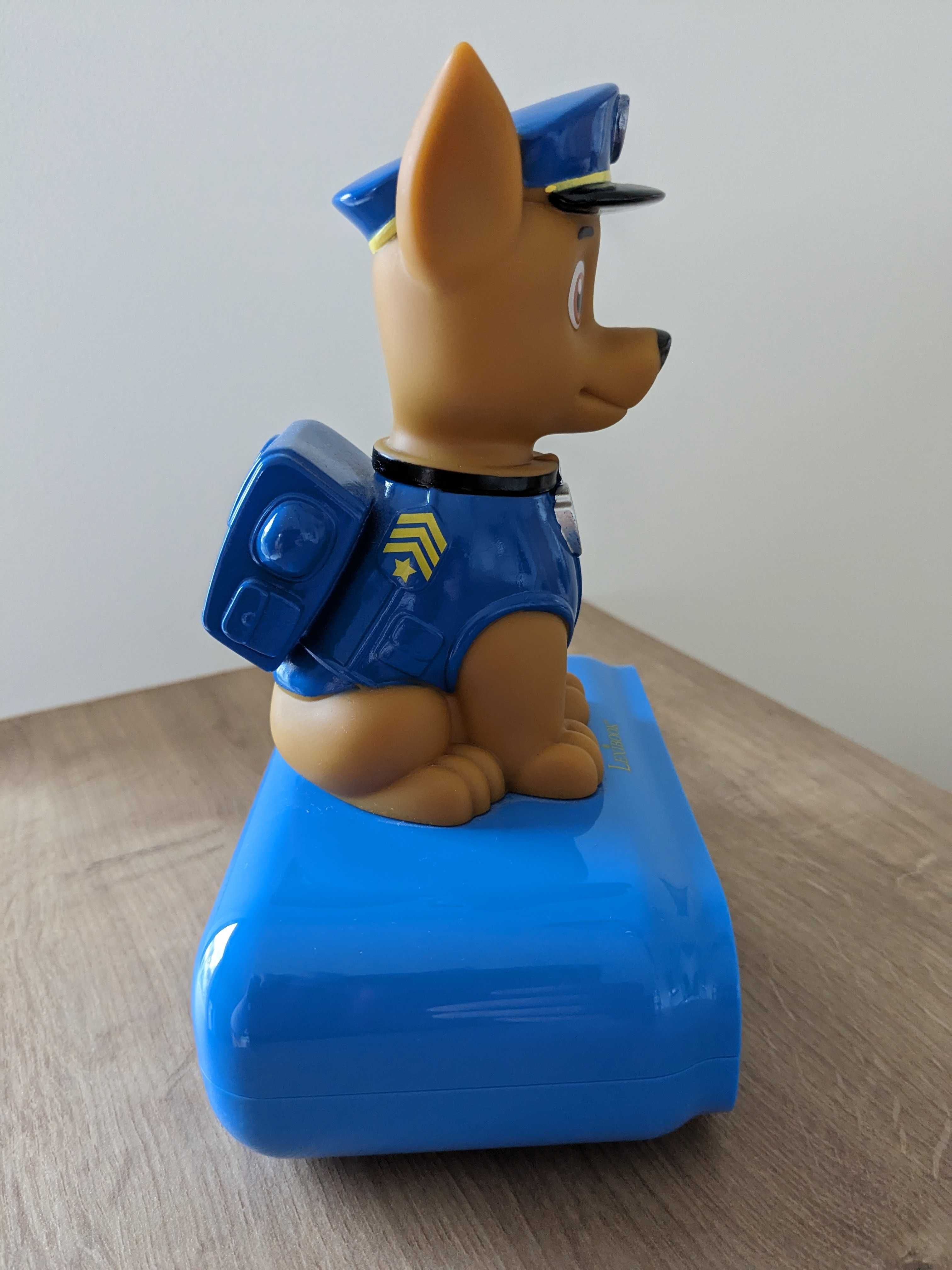 Zegarek Budzik Psi Patrol Chase niebieski piesek lampka nocna