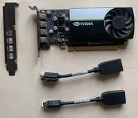 Видеокарта низкопрофильная NVIDIA T600 4GB (4 x miniDisplayPort)