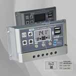 Controlador de carga solar  100a 12v, 24v, automático,
duplo, usb