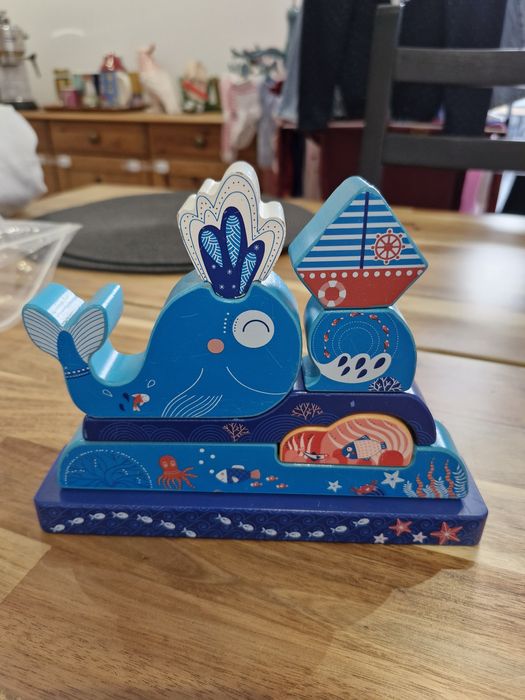 Puzzle Magnético de Madeira Ulysse Couleurs d'Enfance - Tema Mar