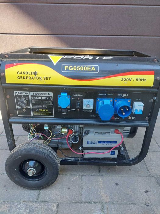 Генератор бензиновый Forte FG6500EА з автоматикою