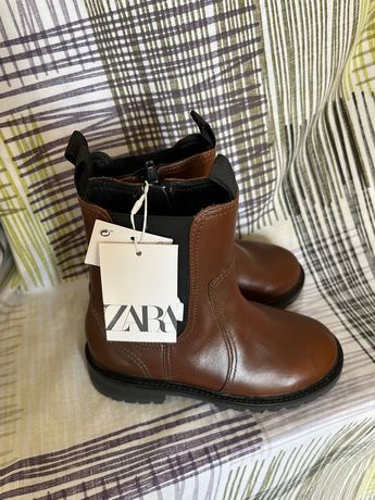 Ботінки, чобітки челсі дівчинці Zara 29/30 розмір.
