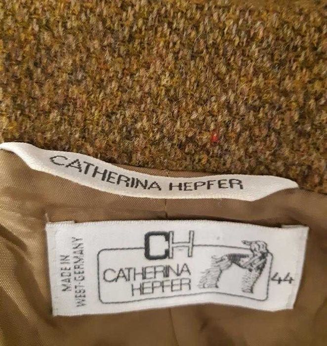 Вінтаж, шерсть, жакет, піджак, блейзер catherina hepfer 80-ті