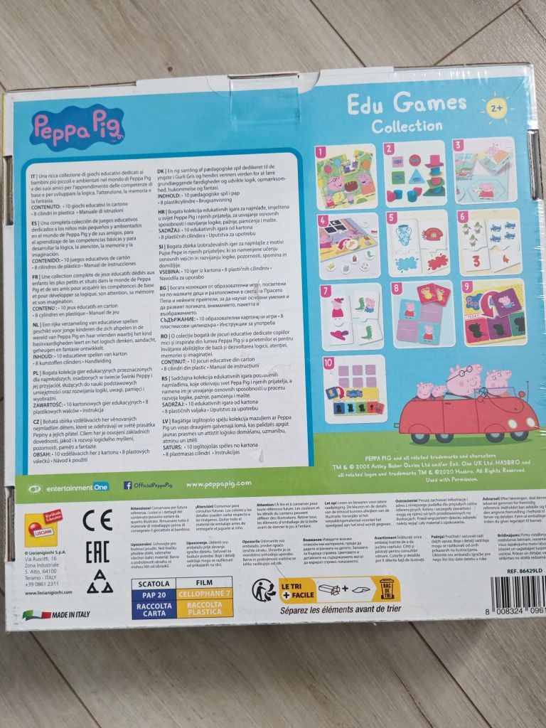 Gra edu games collection świnka peppa pig