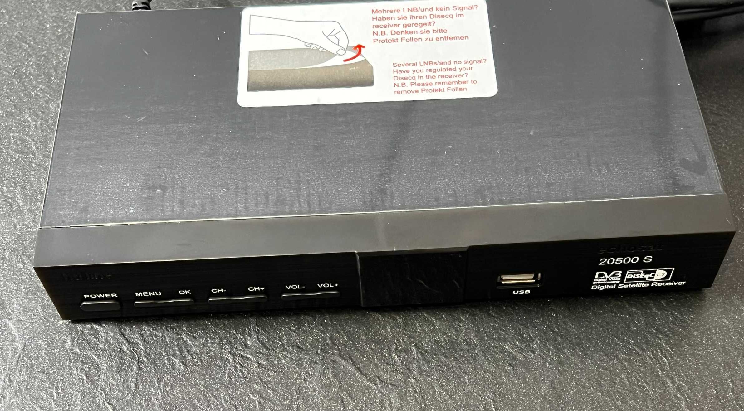 Dekoder DVB-S, DVB-S2 Echosat 20500 S
