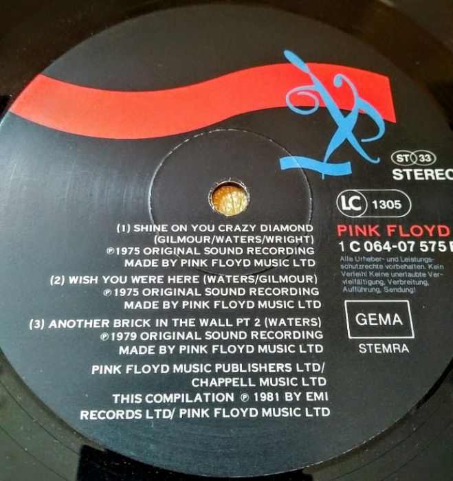 Винил/пластинки Pink Floyd/Dire Straits