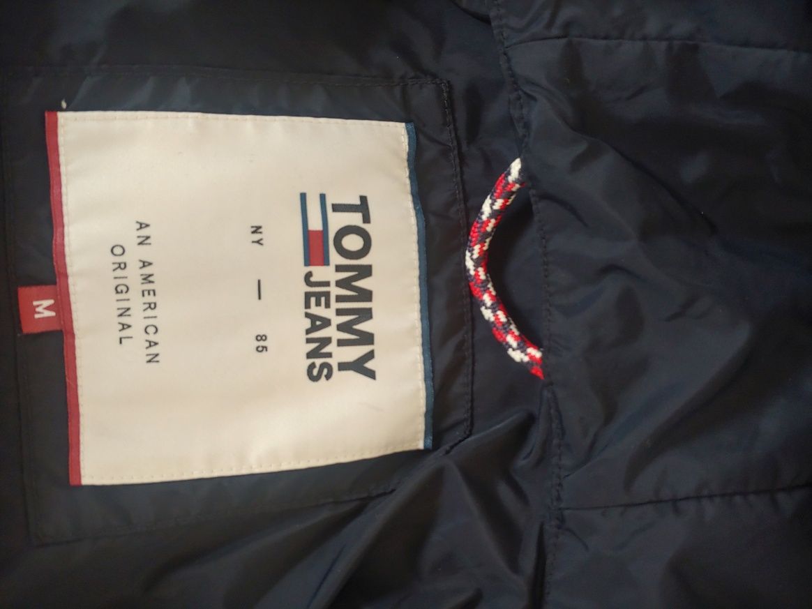 Kurtka wiatrówka przeciwdeszczowa Tommy Jeans Hilfiger uk drill drip