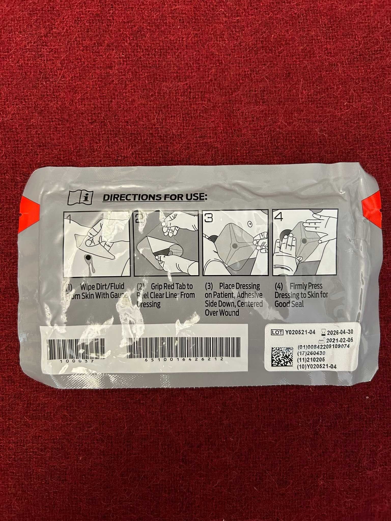 Combat gauze, Hyfin Vent, декомпресійна голка Tytek та ін. одним лотом