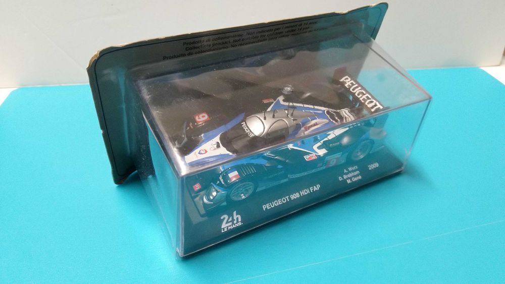Peugeot 908 HDi FAP #9: Vencedor 24h Le Mans 2009 - Miniatura esc 1/43