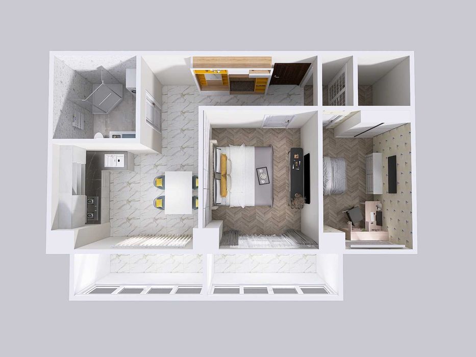 2комнатная квартира в аркадии | видно море ТОП цена