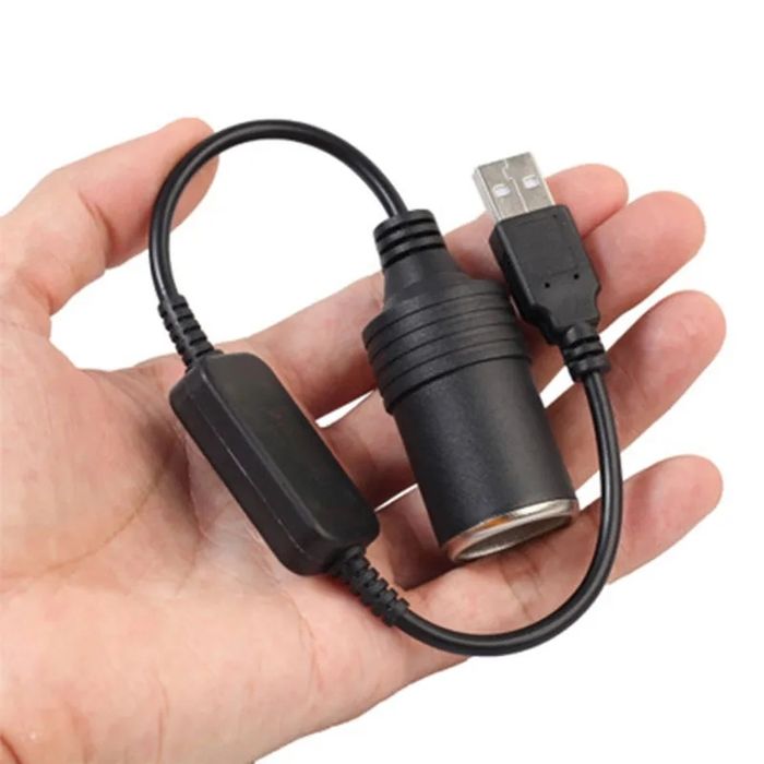 Коннектор 5В USB на 12В прикуриватель