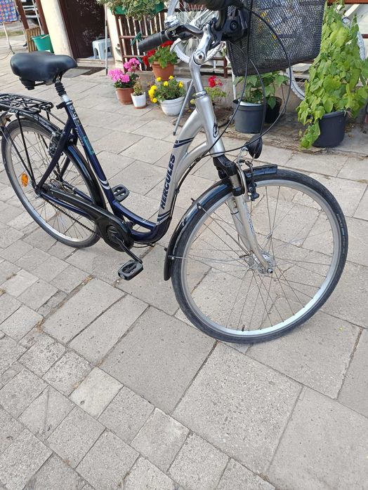 rower damka koła 28 hercules