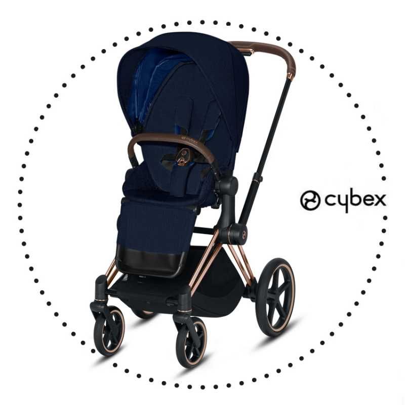 Carrinho de bebé/criança Cybex Priam (mais recentes) Assento Lux Azul