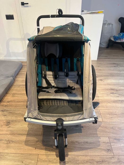 Przyczepka rowerowa dwuosobowa Qeridoo Speedkidz 2019 r.