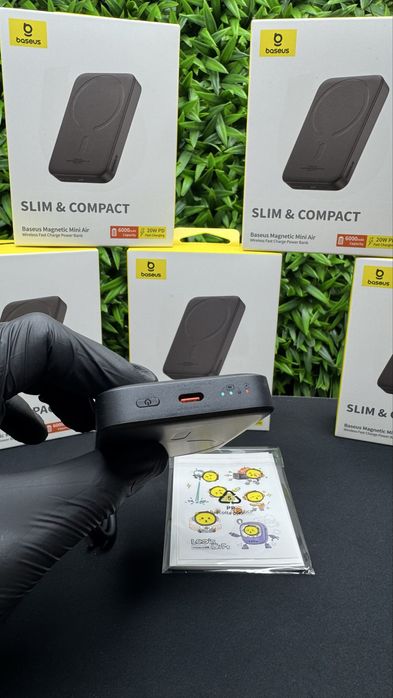 Оригінальний повербанк Базеус 6000 mAh 20w базеус powerbank зарядка