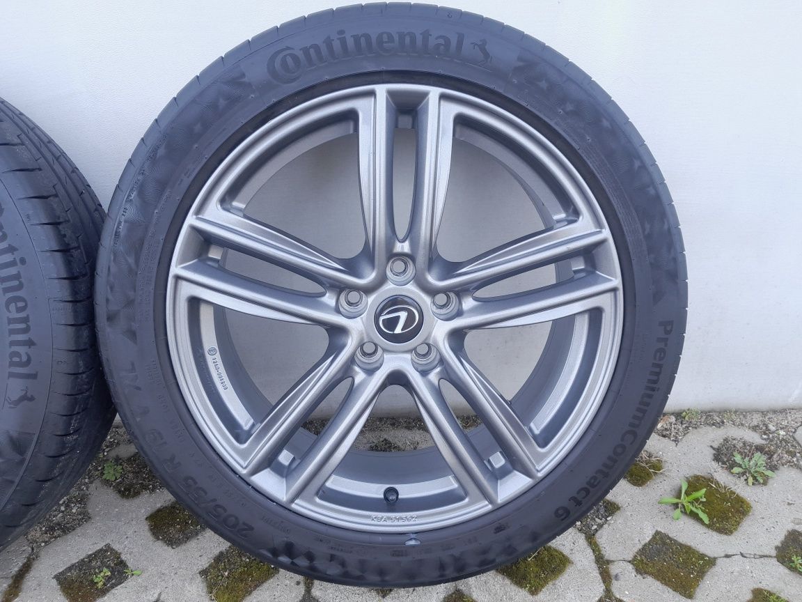 Koła 19" 5x114.3 LEXUS TOYOTA HONDA  Continental  205/55R19