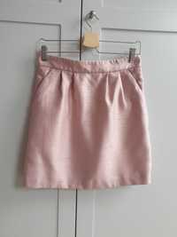 Piękna spódnica H&M pudrowy róż rozmiar 38 36