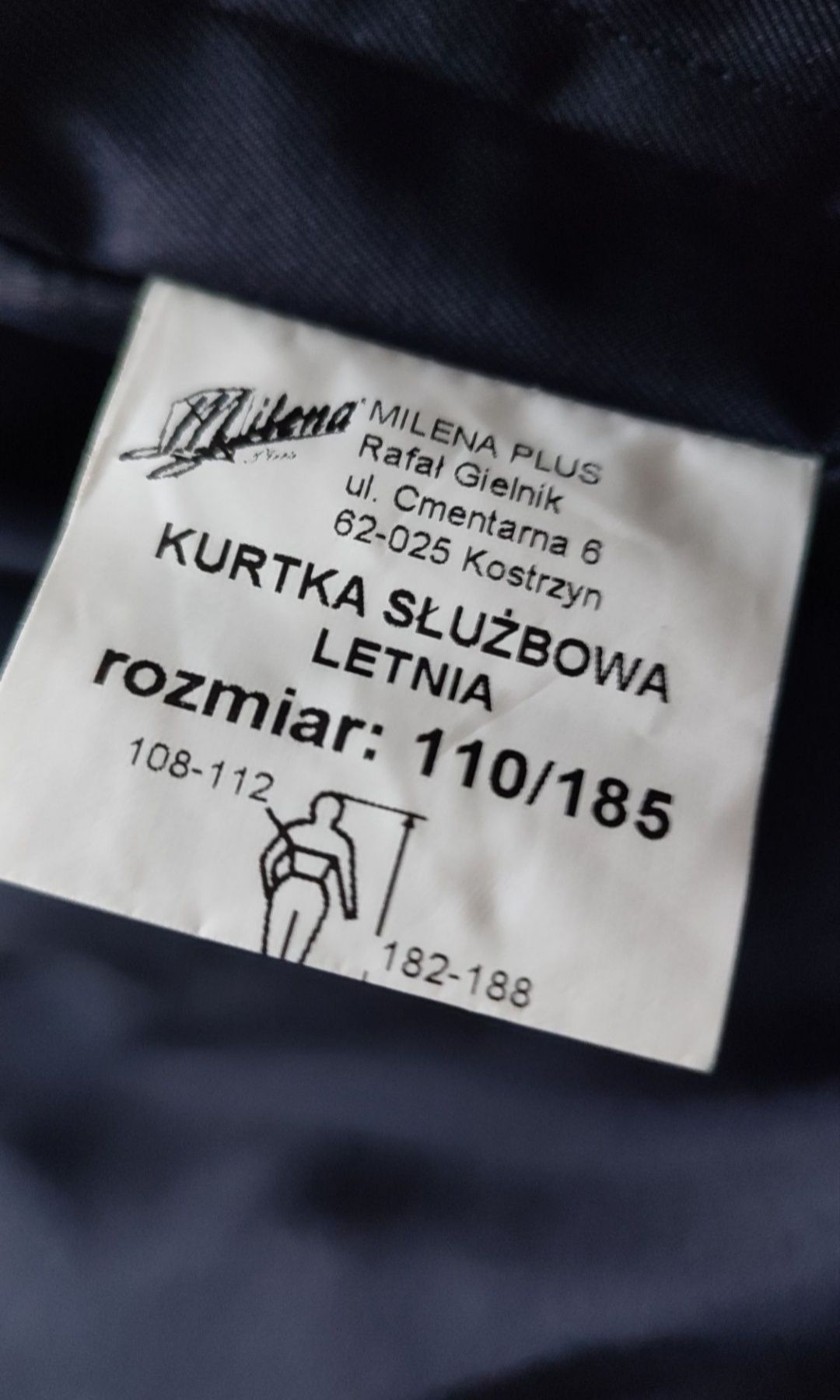 Kurtka letnia Policja