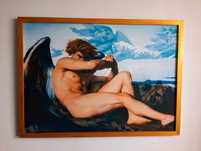 Obraz na płótnie - Upadły anioł ,Alexandre Cabanel, 50x70cm