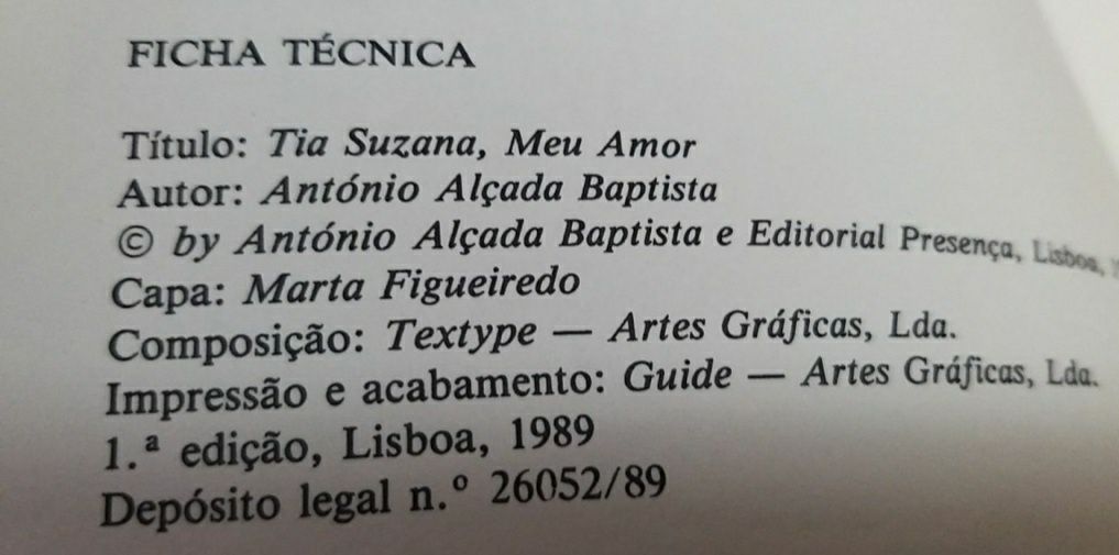 António Alçada Baptista, 2 Livros.