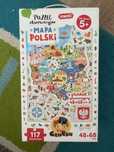 Puzzle obserwacyjne mapa polski czuczu 5+