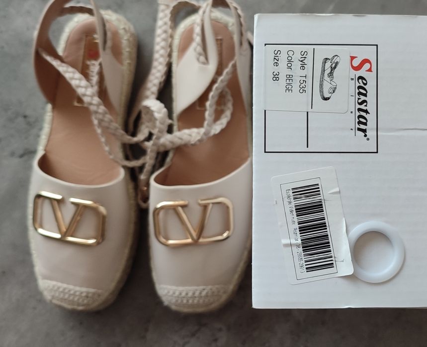 Espadryle Buty damskie Espadryle rozmiar 38