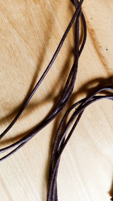 Pasek skórzany z koralikami