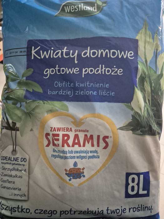 Ziemia Westland Podłoże do Kwiatów Domowych 8L Seramis