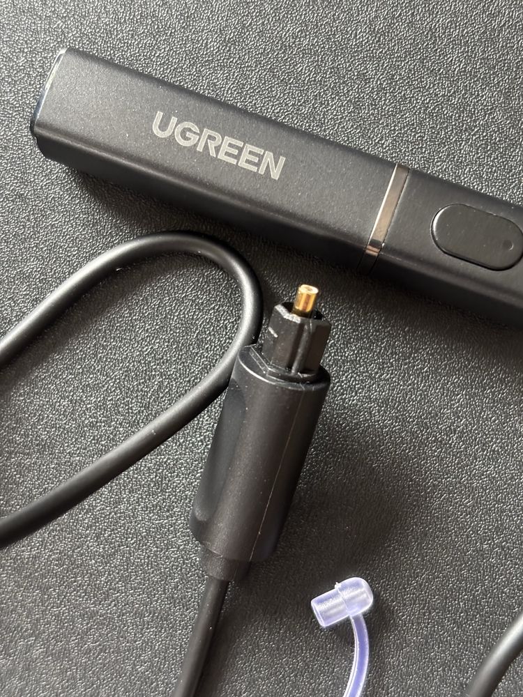 Трансмітер Ugreen Bluetooth 5.0 СМ150 (оптичний вхід) — ідеальний стан