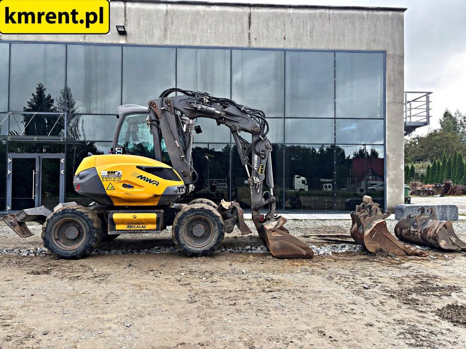 Mecalac 9 MWR KOPARKA KOŁOWA 2018R. MTH: 4086 | MECALAC 11 KOMATSU PW 98 TEREREX TW 95 110 WACKER NEUSON 100 YANMAR