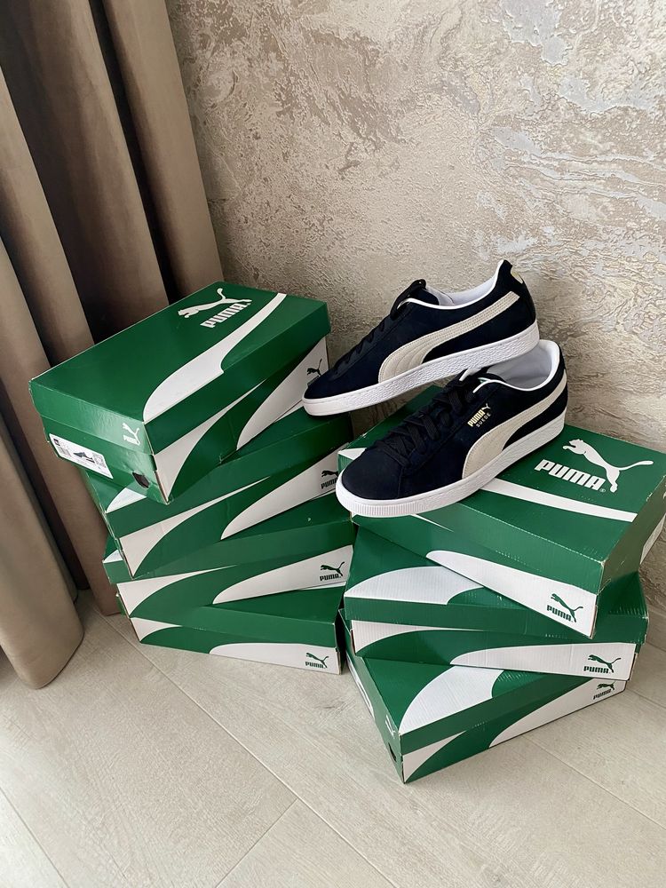 ОРИГІНАЛ Puma Suede Classic XXL чорні чоловічі кросівки 44.5 розмір