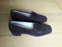Sapatos de Senhora Hellius em pele