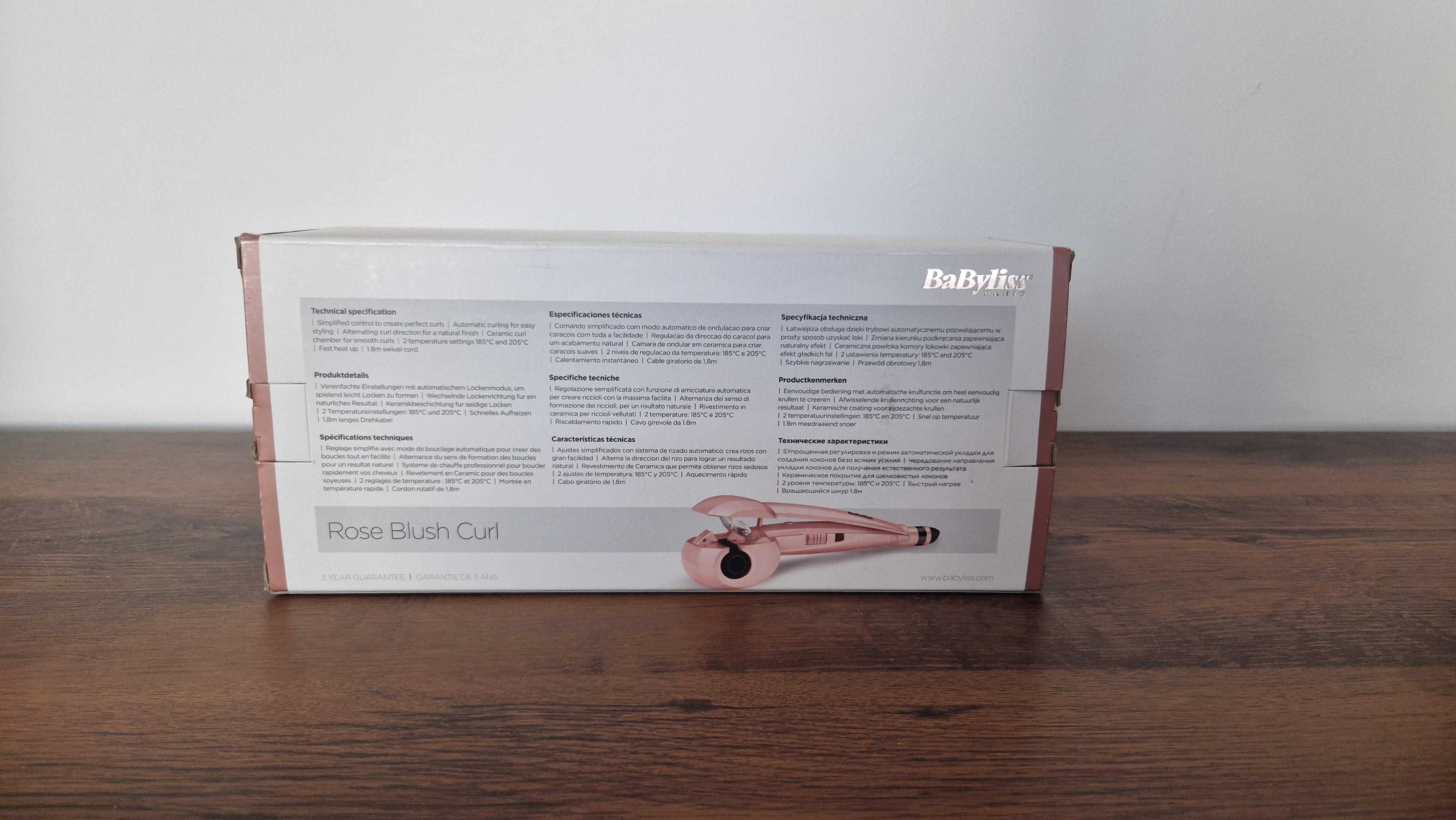 Lokowka automatyczna BaByliss Rose Blush Curl 2664PRE