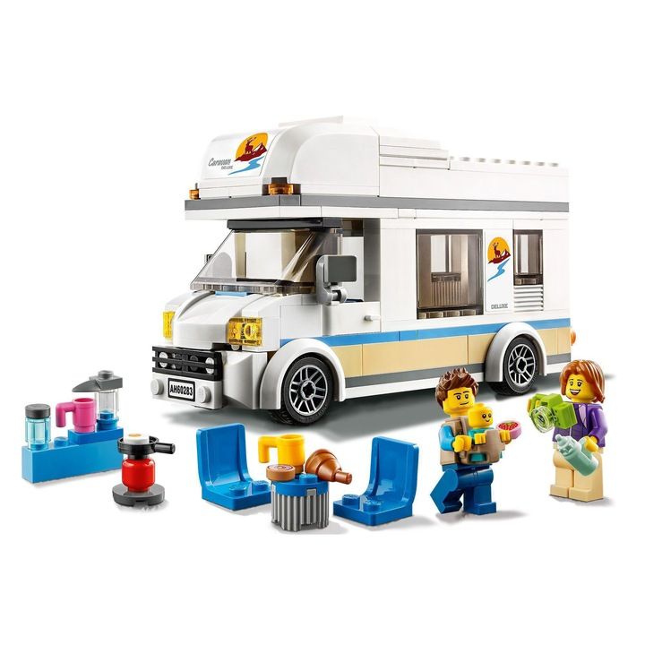 Lego City - Wakacyjny Kamper - 190 Elementów 60283
