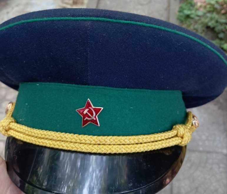 Radziecka Czapka Oficerska ZSRR Duży Rozmiar