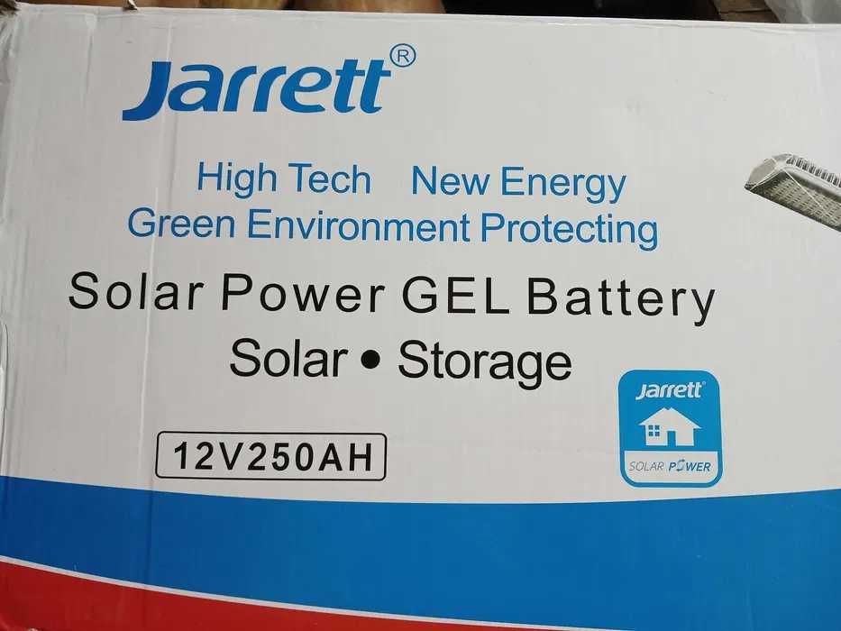 Продам гелевые аккумуляторы JARRETT для солнечных панелей и ИБП.