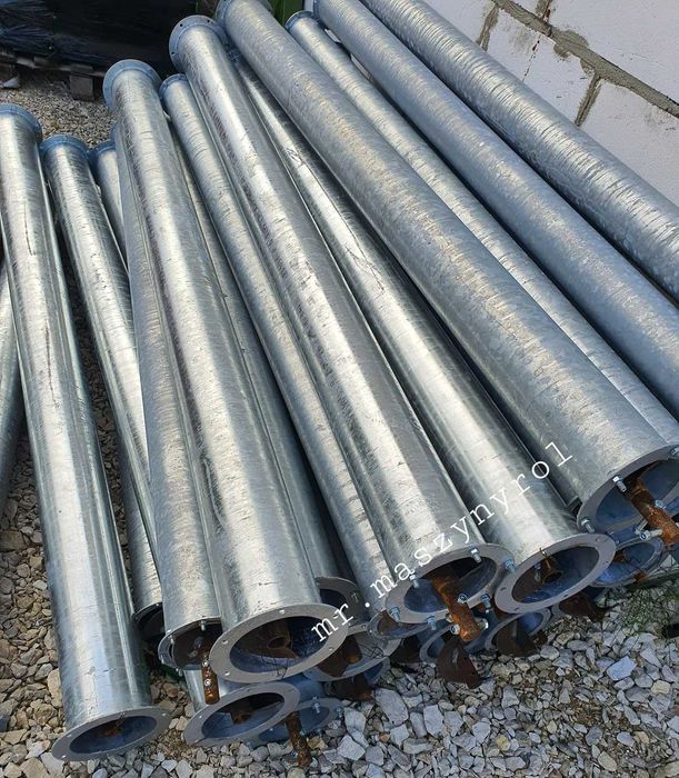 Rura ocynk silnik 3 fazowy do żmijki Podajnik zbożowy do zboża