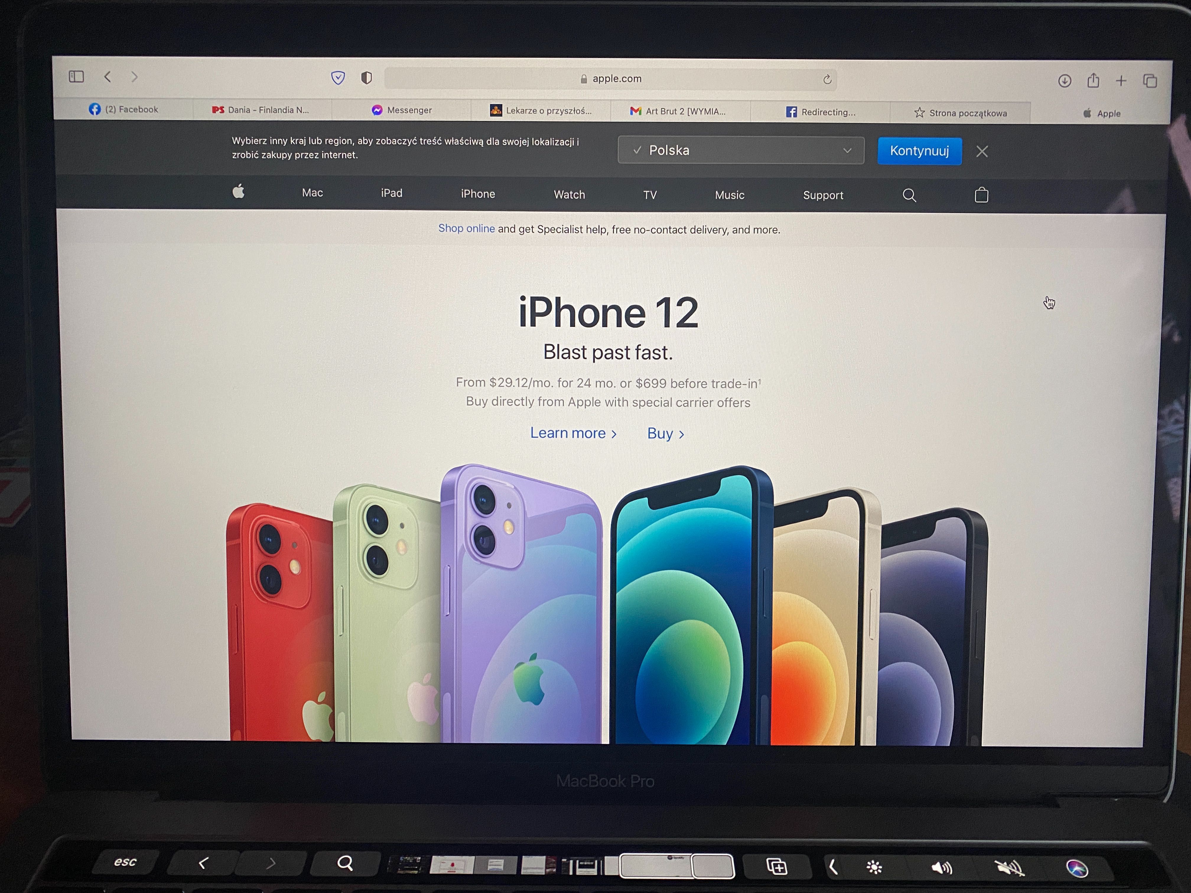 Apple MacBook Pro 13' 256GB i5 NOWY EKRAN 240 cykle POKROWIEC STUDIA
