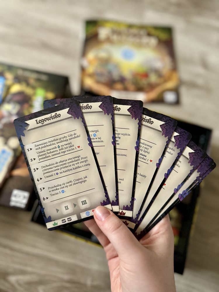 Gra planszowa Tajemnice puszczy dungeon clawler
