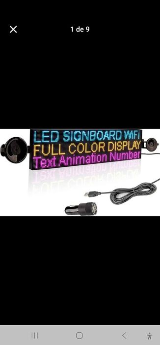 Placa de mensagens de rolagem automática do sinal do diodo emissor de