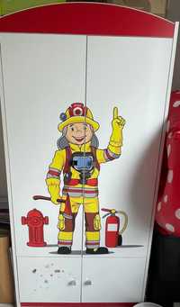 Szafa dziecięca ze strażakiem
