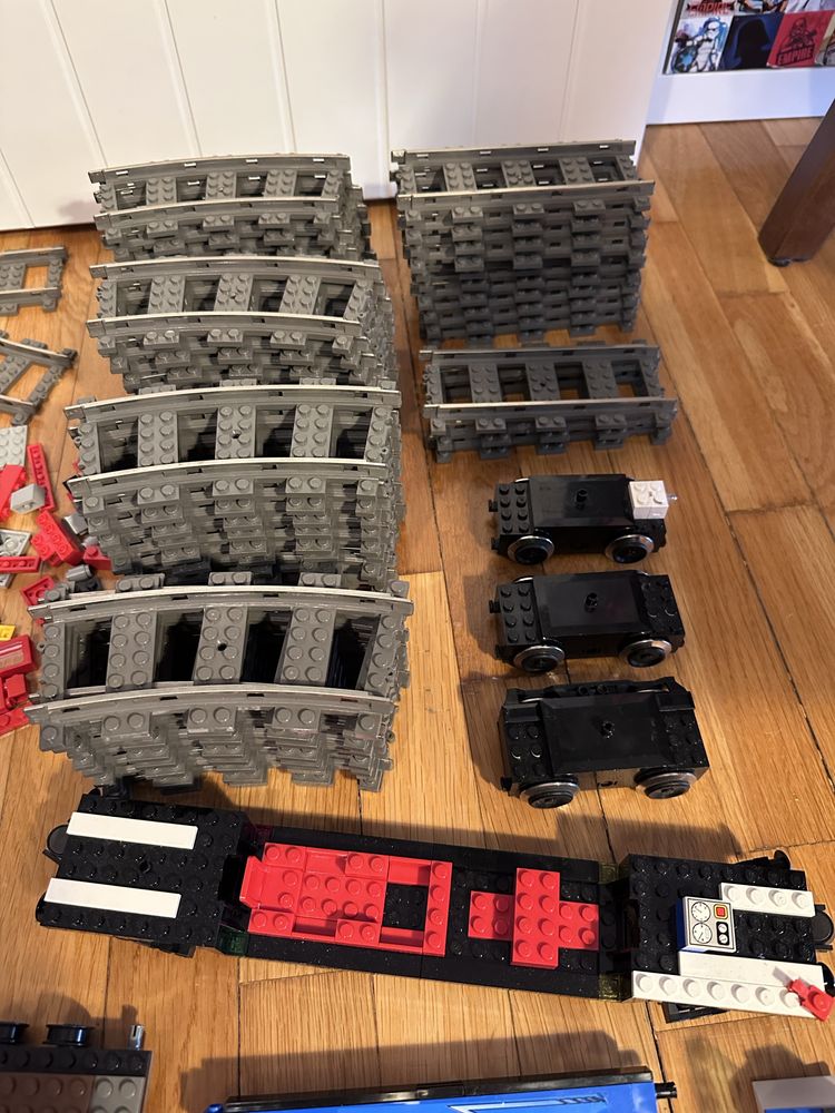 Zestaw Lego pociagi 9V (Train)