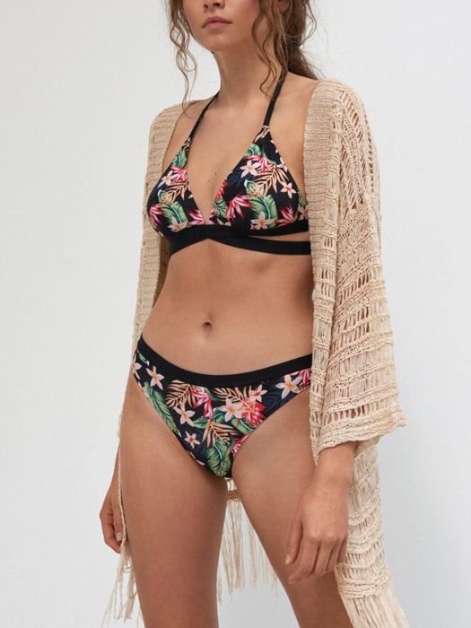 Купальник в тропічний принт