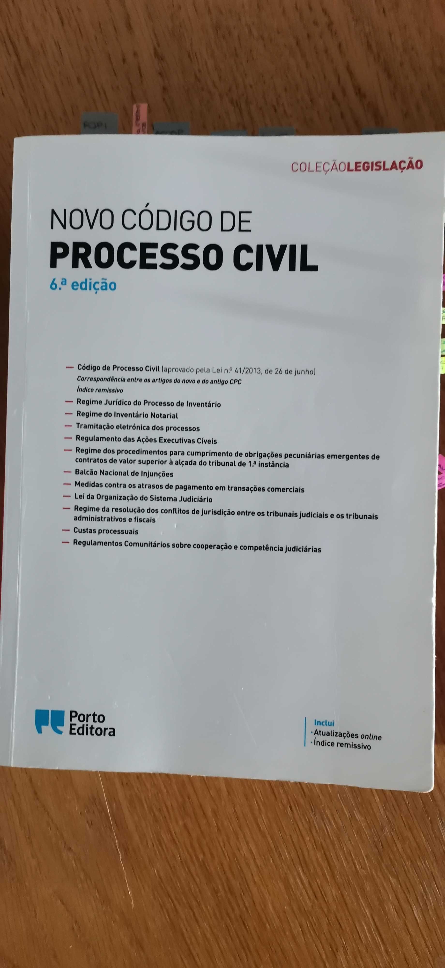 Códigos Civil, Processo Civil e do Trabalho NOVOS